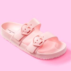 STONEY CLOVER LANE Target slide sandals,pink,size 6 NWT!
